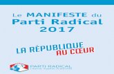 MANIFESTE Parti Radical - Louis TREBUCHETlouistrebuchet.fr/politique/doc1.pdf · b - Un financement équitable de la dépendance faisant appel à tous les citoyens c - La mise en