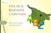 Atlas de la Biodiversité Chalonnaise - Site officiel de la Ville de … · 2015-11-23 · Les Amphibiens 105 heures de prospections nocturnes 133 mares connues avant le stage, 230
