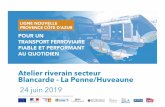Atelier riverain secteur Blancarde-La Penne/Huveaune · 2019-07-18 · 24/06/2019 Calendrier de la concertation 12 juin –18 octobre 2019 Dispositif sur le nœud ferroviaire marseillais