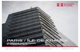 PARIS / ÎLE-DE-FRANCE...L’offre de bureaux est stable sur un trimestre. Avec 2,86 millions de m² disponibles en Île -de France, le taux de vacance est de 5,3 %. Il est de 1,8