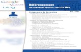 Tourisme Vienne€¦ · référencement Web (Éd. First) Référencement ou comment booster son site Web Programme de formation - Généralités et définitions Réf. : TIC04 - Théorie