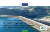 Document d’orientation sur Les exigences pour l ... · dépendent des écosystèmes fluviaux et lacustres. Les cours d’eau sont également une ressource essentielle pour l’économie