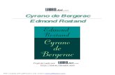 Cyrano de Bergerac Edmond Rostand - ecea.edu.ar · 2014-04-03 · mostrador y en diversos rincones de la sala, se ven carteles con letras rojas que dicen: LA CLORIS. Al levantarse