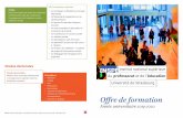 DU Formation continue Public - Université de Strasbourg · • Chef de projet e-learning / Ingénieur techno-pé-dagogique • Journaliste et responsable d’information média (E1106)