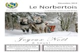 Joyeux Noël - Saint-Norbert, Quebec · 2020-02-03 · Joyeux Noël à tous! 2 Vie Muni ipale AVIS La municipalité de Saint-Nobet offe de l’espace dans Le No betois aux oganismes