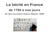 La laïcité en France - Nantes-Histoire · La laïcité française aujourd’hui, débats et combats par Jeanne-Hélène KALTENBACH, membre du Haut Conseil à l’Intégration 26