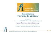 Association Femmes Ingénieurs...Association Femmes Ingénieurs C/O I.E.S.F. Ingénieurs et Scientifiques de France 7, rue Lamennais 75008 Paris France –Tel : + 33 (0)1 44 13 66