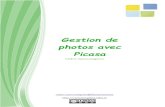 Gestion de photos avec Picasa - Vanconingsloovanconingsloo.be/wp-content/uploads/2014/05/picasa.pdf · 2014-06-21 · Chapitre I : Introduction Picasa est le gestionnaire de photos