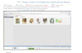 P11 – Picasa – Créer un montage pour arrière-plan du · 2019-09-10 · P11 – Picasa – Créer un montage pour arrière-plan du Bureau Page 1/9 = clic gauche = clic droit