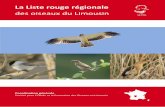 La Liste rouge régionale - biolovision.net...février 2015. Validation et officialisation La Liste rouge régionale des oiseaux du Limousin et le rapport méthodologique ont été