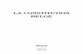 LA CONSTITUTION BELGE - Senate · La Belgique est un État fédéral qui se compose des communautés et des régions. Art. 2 La Belgique comprend trois communautés: la Communauté