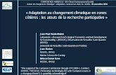 « Adaptation au changement climatique en zones côtières ... › sites › default › files › AG2010_VANDERLINDEN.pdf · par exemple Klinke et Renn, 2001) Il existe un discours