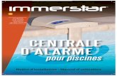 CENTRALE D’ALARME - sanitaire-distribution.fr · • Implantez votre dispositif Immerstar® à plus d’un mètre des buses de refoulement, des skimmers, d’une cascade d’eau