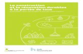 La construction durable en Belgique · La construction durable en Belgique Les politiques européennes, nationales et régionales prévoient de réduire drastiquement la consommation
