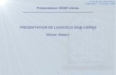 PRESENTATION DE LOGICIELS SIGB LIBRES Olivier Allaert › ~biblio › ... · Historique Produit en ... Gestion des codes barres (édition, impression...) Personnalisation Entièrement