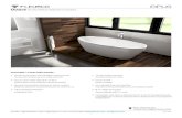 Octave Acrylic bathtub Baignoire en acrylique › media › website_bathtubs...1 Canada 1.800.993.0033 | USA 1.888.568.2121 | Fax 514.326.2008 | info@fleurco.com | ww.fleurco.com 2019-04-04