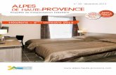 Hôtellerie 3ème trimestre 2013 - Alpes de Haute Provence ......Le nouveau classement des hébergements touristiques La loi de développement et de modernisation des services touristiques