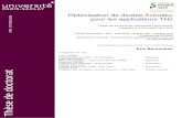 Optimisation de diodes Schottky pour les applications THzhebergement.u-psud.fr/nanoelec-thz-team/wp-content/... · PDF file Titre : Optimisation de diodes Schottky pour les applications
