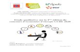  · 2016-11-24 · SOCIOCUBE – Etude qualitative sur la 1ère édition de CUBE 2020 2 Synthèse1 CUBE 2020 : une voie alternative pour massifier les économies d’énergie dans