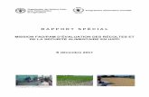 Rapport Spécial - Mission FAO/PAM d'évaluation des récoltes et … · 2018-09-20 · 4.1.1 Régimes des précipitations au cours de la campagne de printemps de 2017 .....16 4.1.2