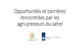 Opportunités et barrières rencontrées par les agri ... Conference -IT... · Agribusiness TV CTA . The Startup Ecosystem CULTURE societal N of Failure, Risks. Mistakes Experimentation