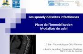 Les spondylodiscites infectieuses · 2019-10-22 · En France, 2008: 24 000 2013: 32 000 Séjours hospitaliers pour infections ostéo-articulaires France : SDI = 1300/an(2002), 2500/an(2008),