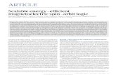 Scalable energy-efficient magnetoelectric spin–orbit logicsasikanth.us/static/Papers/Scalable energy_effificient.pdfreversal of the material’s order parameter (such as ferromagnetism,