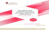 DIVORCE PAR CONSENTEMENT MUTUEL PAR ... mutuel - Paragraphe 1 : Du divorce par consentement mutuel par