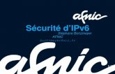 Sécurité d’IPv6 › files › security-ipv6-ecran.pdf · 2020-03-29 · Introduction IPv6 est la version d’IP normalisée en 1995-1998 (RFC 2460) Principale motivation, avoir