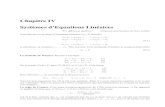 Chapitre IV Systemes d’Equations Lin` eaires´wanner/teaching/Numi/Numi4.pdfJ.H. Wilkinson & C. Reinsch (1971): Handbook for Automatic Computation, Volume II, Linear Algebra. Springer-Verlag.