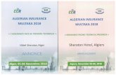 UAR – Union Algérienne des Sociétés d'Assurance et de … · 2018-07-11 · En outre, avec le Big Data, les promesses sont plus concrètes, notamment dans les assurances santé