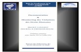 Documentation Monitoring des Violations des Droits Humainssahel.afrique-gouvernance.net/_bdf/docs/projet_documentation... · presentation et analyse des resultats Au cours de l’enquête