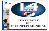 CENTENAIRE DU 1 CONFLIT MONDIAL JUILLET... · CENTENAIRE DU 1 CONFLIT MONDIAL ER. CAB GMP - PCM ADJ Laurent RAMANA (laurent.ramana@intradef.gouv.fr) ... [ 16/04/2014 ] V 16/04/2014