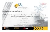 SÉMINAIRE DE MAÎTRISE - Université Laval · Simulateur Vitesse max = 6km/h Tps de passage = 1,5 s Confection d’échantillon et instrumentation (Juneau et pierre, 2008) Infra: