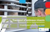Transport d'animaux vivants - Mémento de la réglementation › site › pdf › brochure_transport_PMAF.pdf · opérations de contrôle des transports d’animaux vivants sur route.