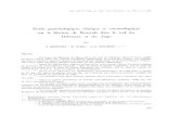 Etude parasitologique, clinique et entomologique sur la ... · Cah. 0.R.9.T. 0X., sGr. Ent. mt%. Parasitol., vol. VII, n” 4, 1969 Etude parasitologique, clinique et entomologique