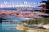 2019 - 2e ÉDITION Voyages Rockland TRaVel Inc · 2020-01-13 · 2019 - 2e ÉDITION 613-837-0855 V oyages R ockland T RaVel I nc. Nous vous proposons des circuits pensés en fonction