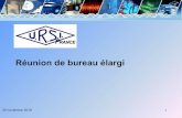 Réunion de bureau élargi - URSI Franceursi-france.telecom-paristech.fr/fileadmin/documents/pdf/...La Commission D se concentre sur les dispositifs et sur les circuits et systèmes