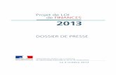 Projet de LOI de FINANCES 2013 - FranceOlympique.com...• les crédits du programme budgétaire Sport (219) ; • les fonds de concours attendus sur le programme 219 (19,5 M€ en
