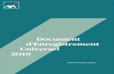 Document d’Enregistrement Universel 2019€¦ · I. DOCUMENT D’ENREGISTREMENT UNIVERSEL - RAPPORT ANNUEL 2019 - AXA . I. 3. Avertissement relatif aux déclarations prospectives