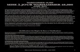 WARHAMMER 40,000 MISE À JOUR WARHAMMER …...Mise à jour Warhammer 40,000 – Avril 2019 3 Codex: Deathwatch, page 72 – Veterans, Frappe d’Avant-garde Remplacez la première