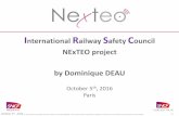International Railway Safety ouncil NExTEO project …...ETCS L1 later NExTEO Ce document est la propriété de SNCF Réseau et de SNCF Mobilités. Toute communication, reproduction,