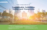 Sustainable Solutions Today and Tomorrow€¦ · Promote Sustainability throughout our supply chain Skyworks is committed to operating under Sustainable Business Practices that meet