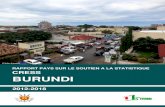 RAPPORT PAYS SUR LE SOUTIEN A LA STATISTIQUE CRESS BURUNDI PARIS21 Partenariat Statistique au Service