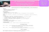 CV Lauranne Le Porchou Pages - Freemovifax.free.fr/cv/leporchoucv.pdfFormation en danse classique et danse contemporaine DIPLOMES 2014 Diplôme d’Etat de Professeur de Danse, major