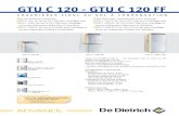 Feuillet technique GTU C 120 - GTU C 120 FFpro.dedietrich-thermique.fr › download › file?file=var › ddth › ... · 2020-06-18 · - Brûleur fioul Eco-Nox spécifique selon