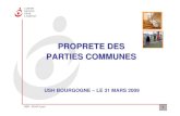 PROPRETE DES PARTIES COMMUNES...USH -DLAP Lyon 5 La propreté des parties communes ne relève pas uniquement du nettoyage La propreté est le résultat d’un ensemble de facteurs