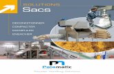 SOLUTIONS Sacs - Palamatic Process Sacktipآ® 2 sacs/min. Ergonomie et confinement pour produits toxiques