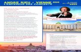 andre rieu - Vienne 2020 l'empereur des concerts 690€ · 2020-01-20 · 5 JOURS 10 / 06 / 2020 690€ andre rieu - Vienne 2020 l'empereur des concerts DÉTAILS DU VOYAGE J1 : MERCREDI