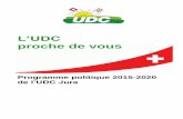 L’UDCudc-ju.ch › fr › images › pdf › programmes › programme_politique_2015-2020_ud… · Programme politique 2015-2020 de l’UDC JuraRester libre! 4 Fiscalité, impôts